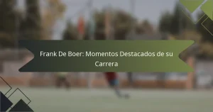 Frank De Boer: Momentos Destacados de su Carrera