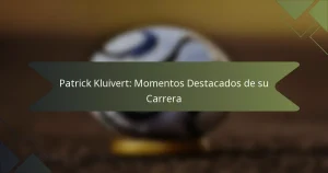 Patrick Kluivert: Momentos Destacados de su Carrera